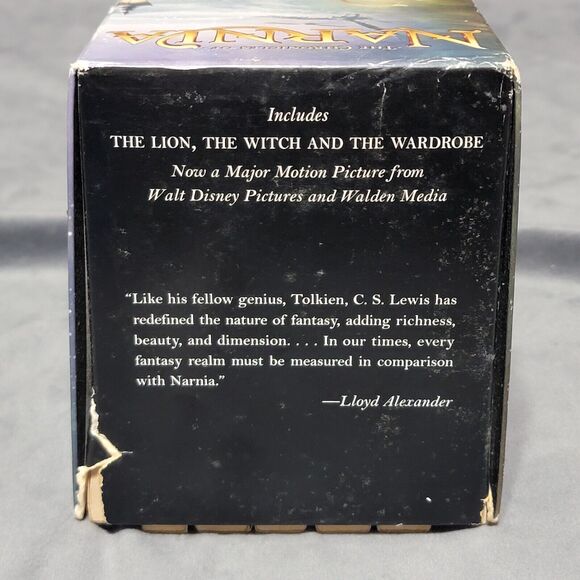 Chronicles of Narnia Box Set by CS Lewis: 7 Book Series Lion Witch Wardrobe - Picture 5 of 8